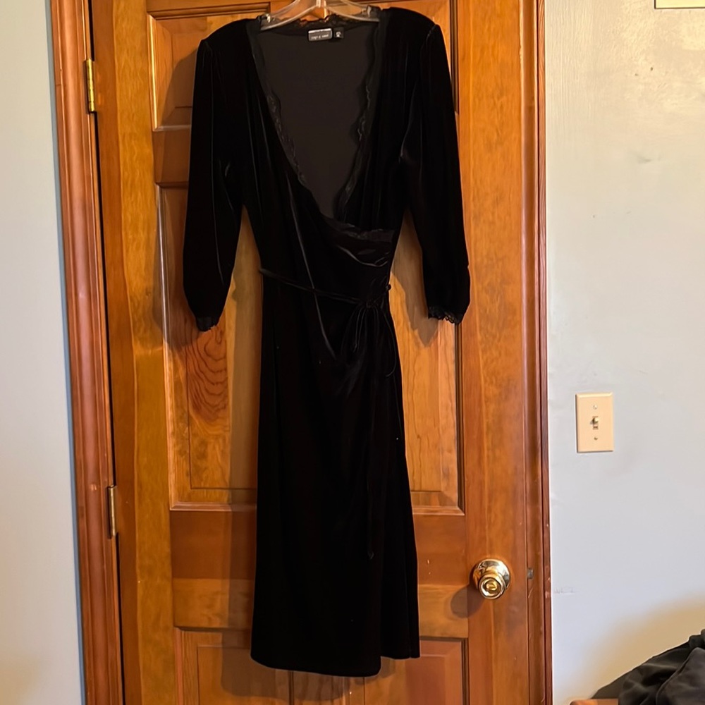 Apt 9 Black Velvet Dress